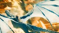Ulf White bonds with Silverwing in House of the Dragon (Image: HBO)